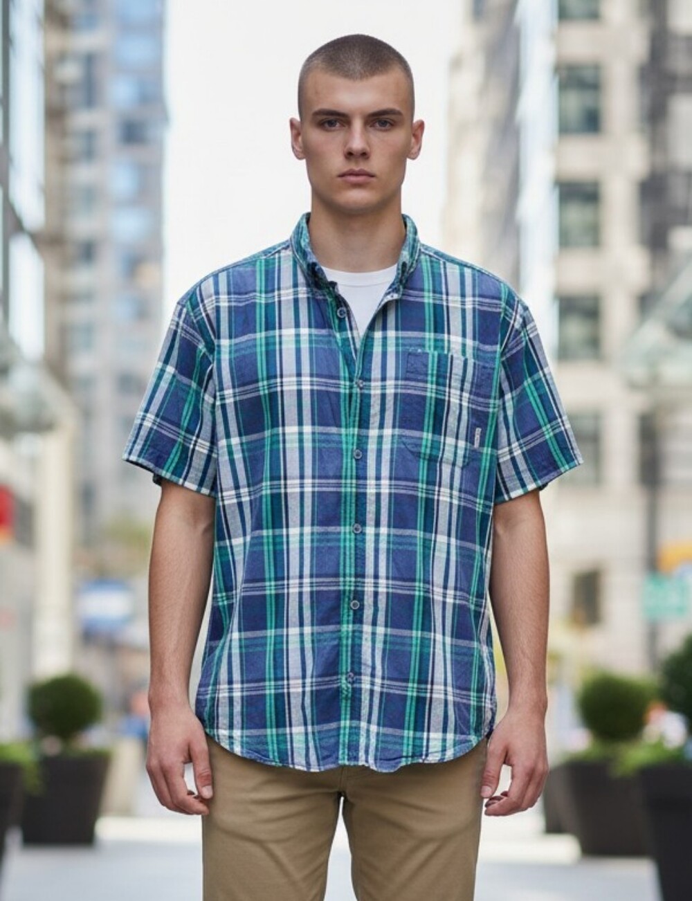 Columbia Men's Size XL Casual Button Down City Wear Shirt